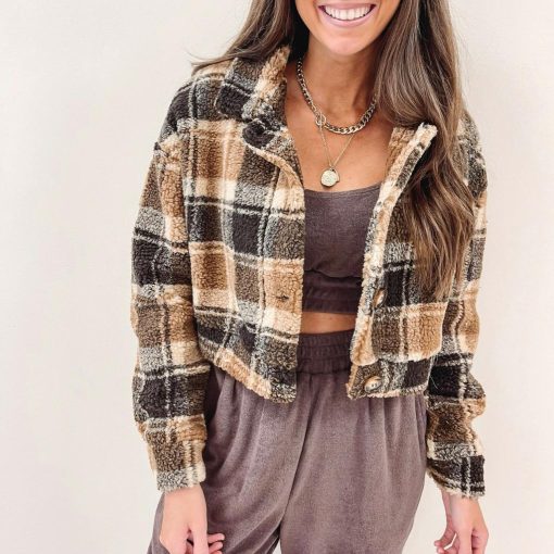 Lesley Brown Plaid Jacket - Image 4