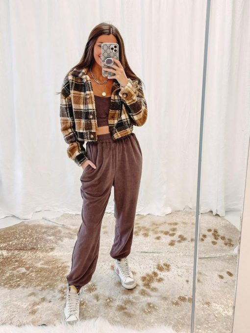 Lesley Brown Plaid Jacket - Image 6