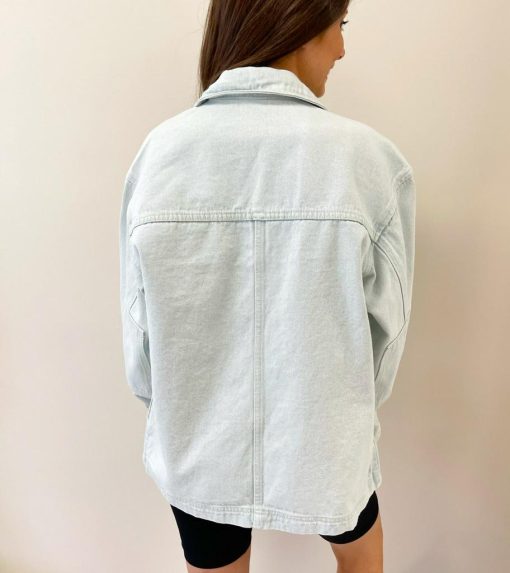 Light Wash Denim Jacket - Image 3
