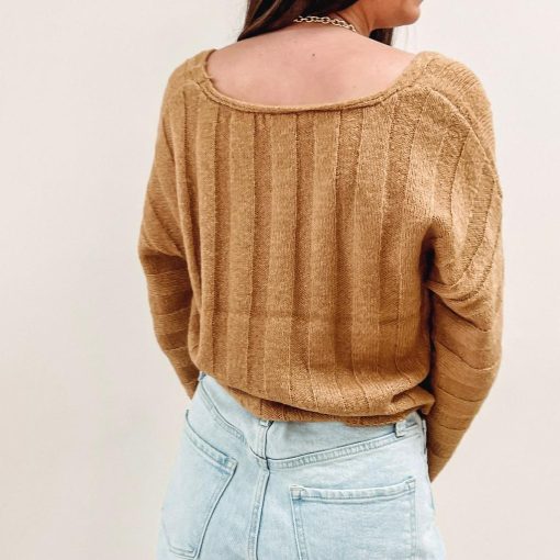 Madison Sweater – Brown - Image 5