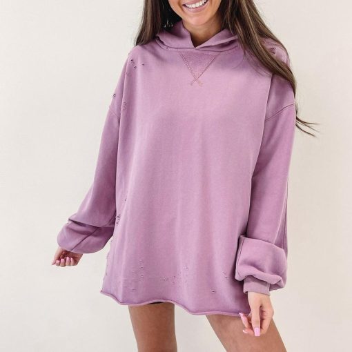 Meagan Distressed Hoodie - Image 3