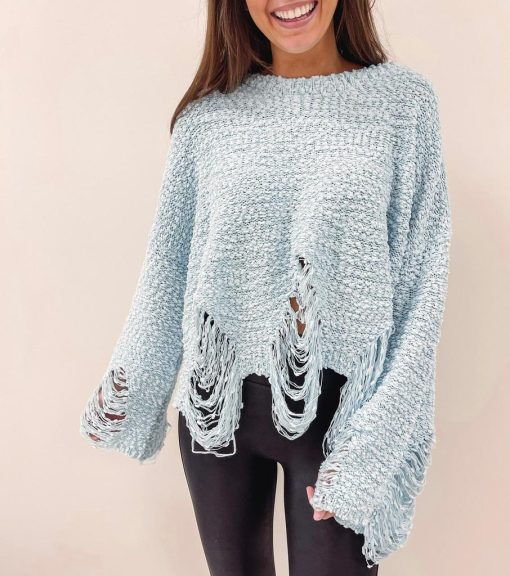 Meagan Distressed Sweater - Image 5