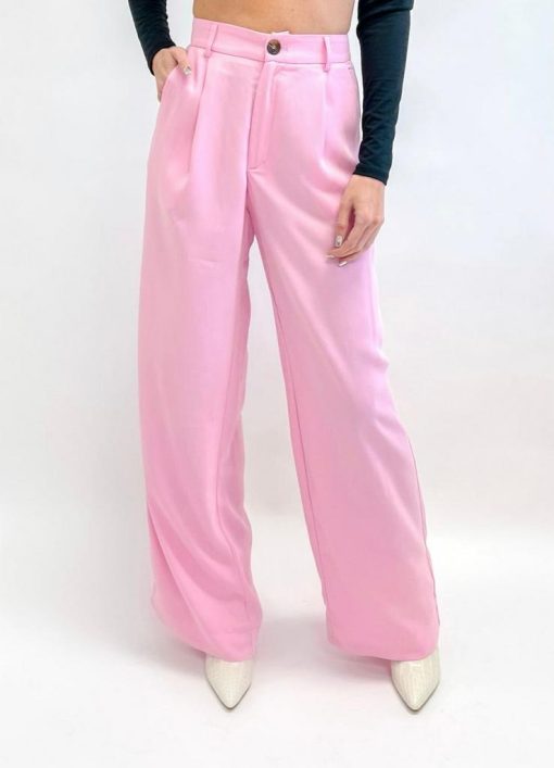 Pink Pleated Pants - Image 3