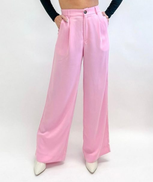 Pink Pleated Pants - Image 5