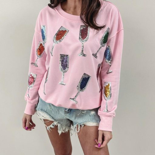 Pink Wine Pullover - Image 4