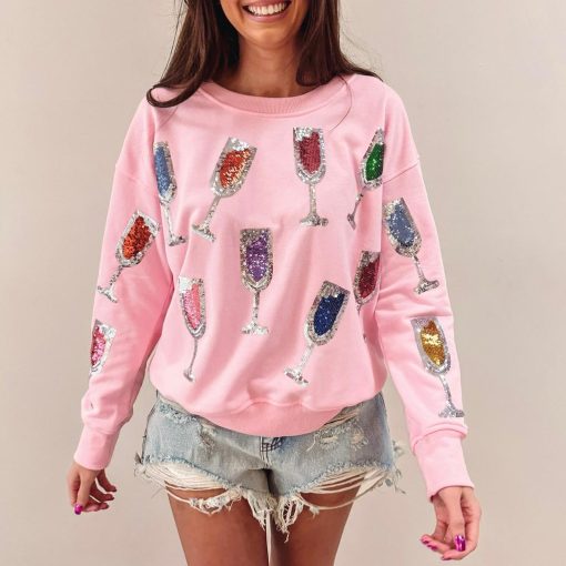 Pink Wine Pullover - Image 6