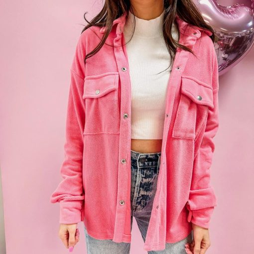 Polly Pink Shacket - Image 4