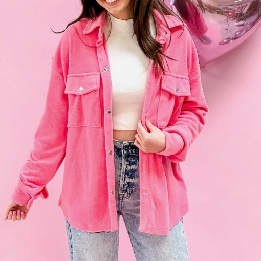 Polly Pink Shacket - Image 6