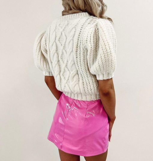 Puff Sleeve Sweater - Image 6
