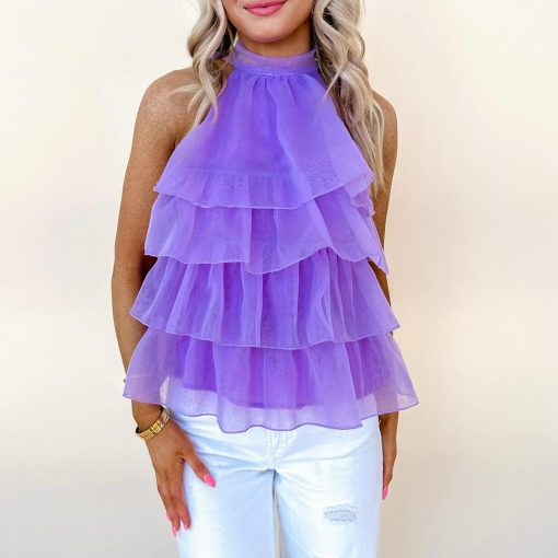 Purple Tulle Top - Image 4