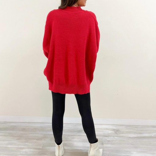 Rachael Red Sweater - Image 4