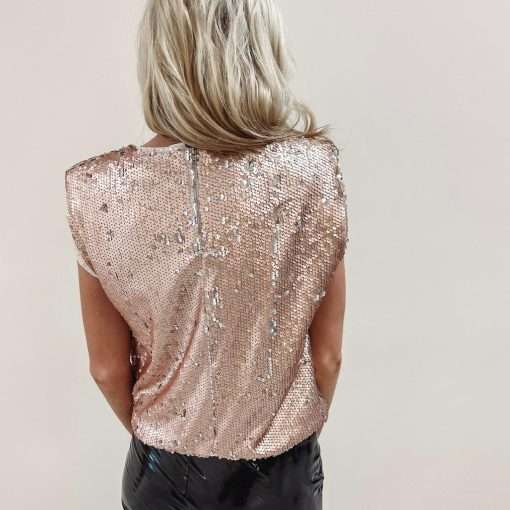 Ramona Top – Gold Sparkle - Image 3