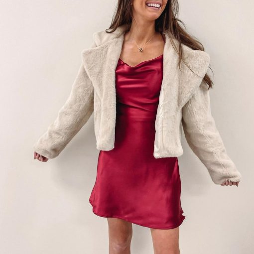 Red Slip Dress - Image 3
