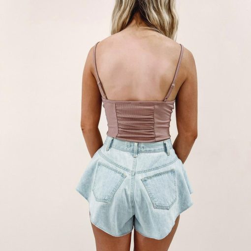 Rhinestone Flutter Shorts - Image 6