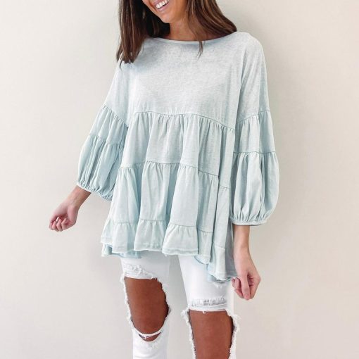 Riviera Top – Light Blue - Image 3