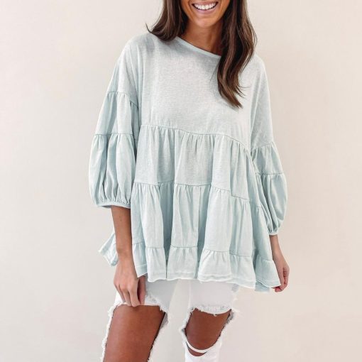 Riviera Top – Light Blue - Image 6