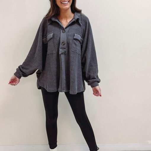 Robbie Pullover – Charcoal - Image 4