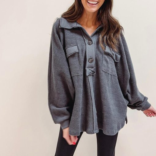 Robbie Pullover – Charcoal - Image 6