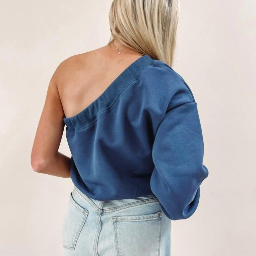 Rylee One Shoulder Pullover - Image 3