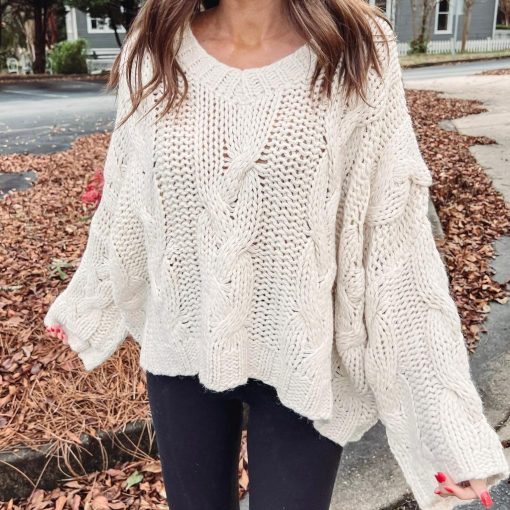Salem Sweater – Cream - Image 3
