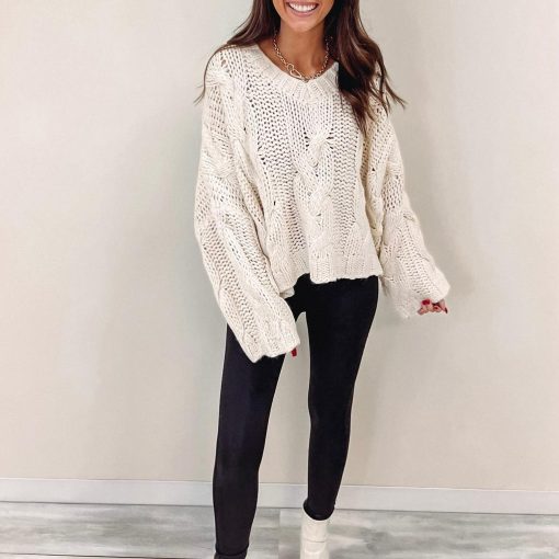 Salem Sweater – Cream - Image 6