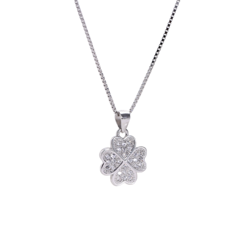Four-Leaf Clover Pendant For Women S925 Sterling Silver A005