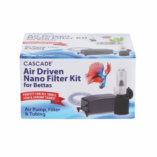 Penn-Plax Cascade Nano Aquarium Filter & Air Pump Kit for Bettas