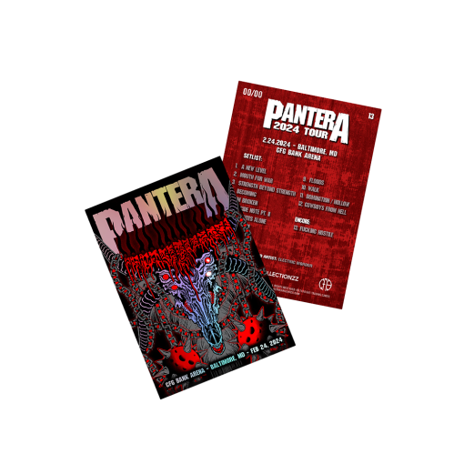 Pantera 2024 Tour Foil Trading Card Set - Image 5