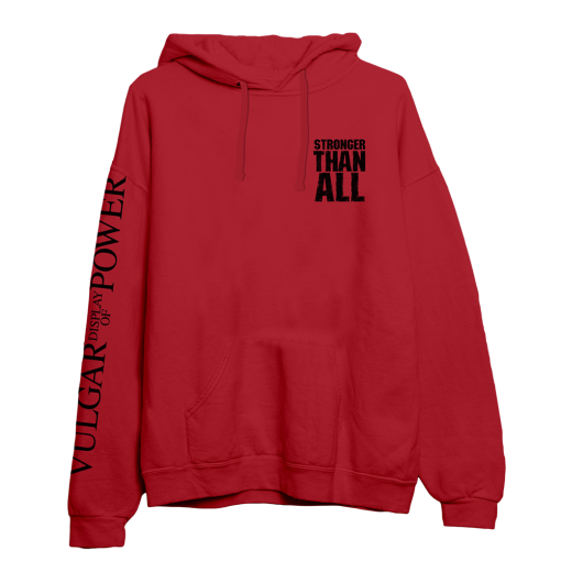 Stronger Than All Red Hoodie